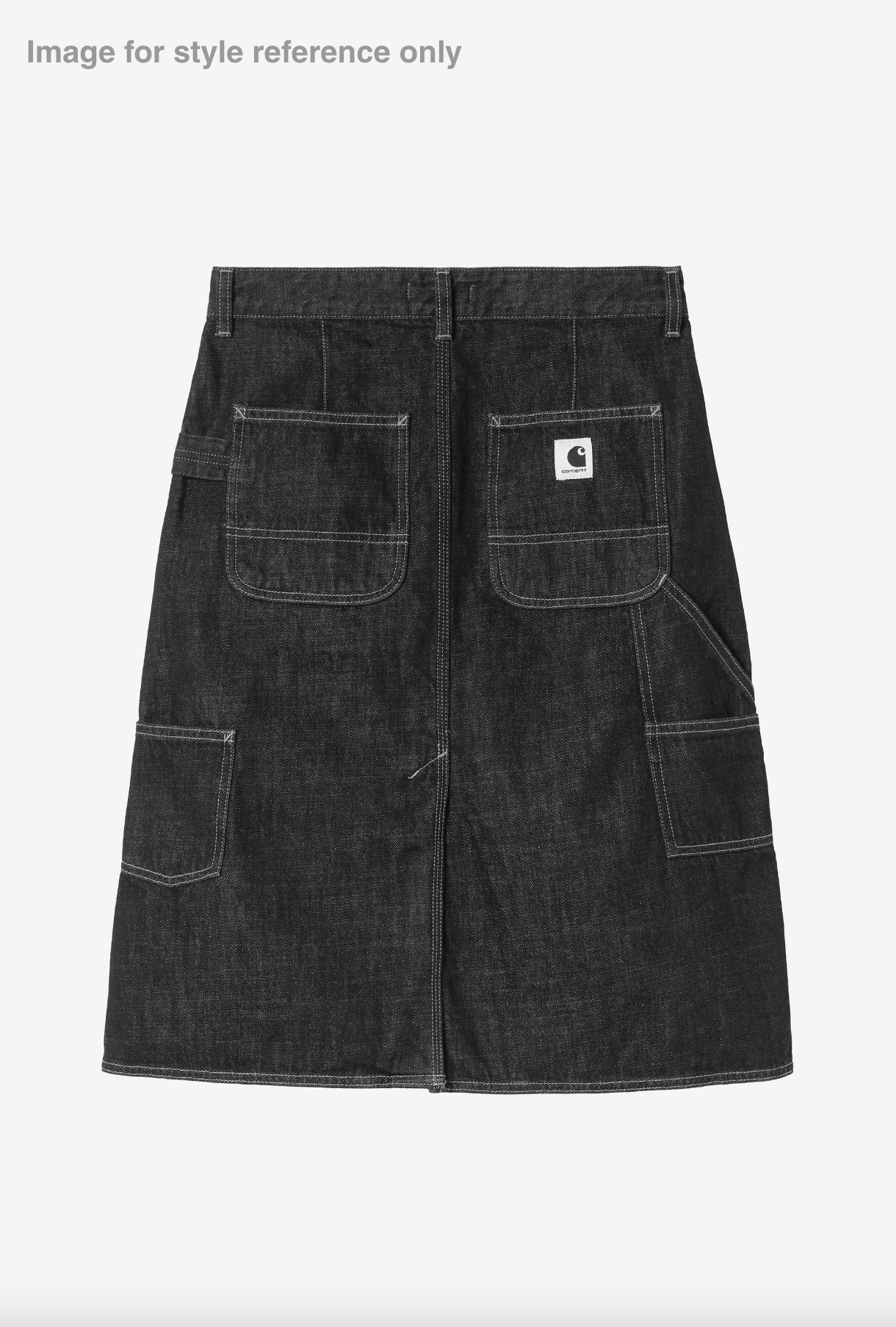W Robyn Double Knee Skirt (dark destroy wash)