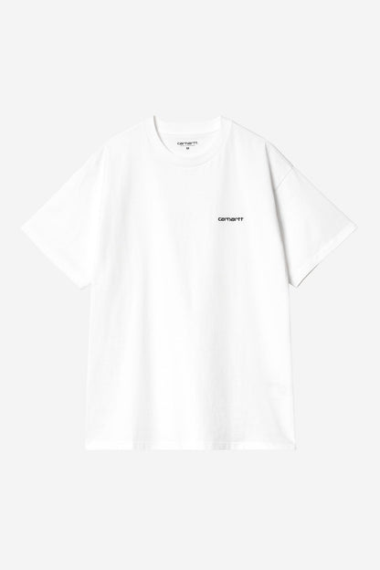 S/S Script Embroidery T-Shirt