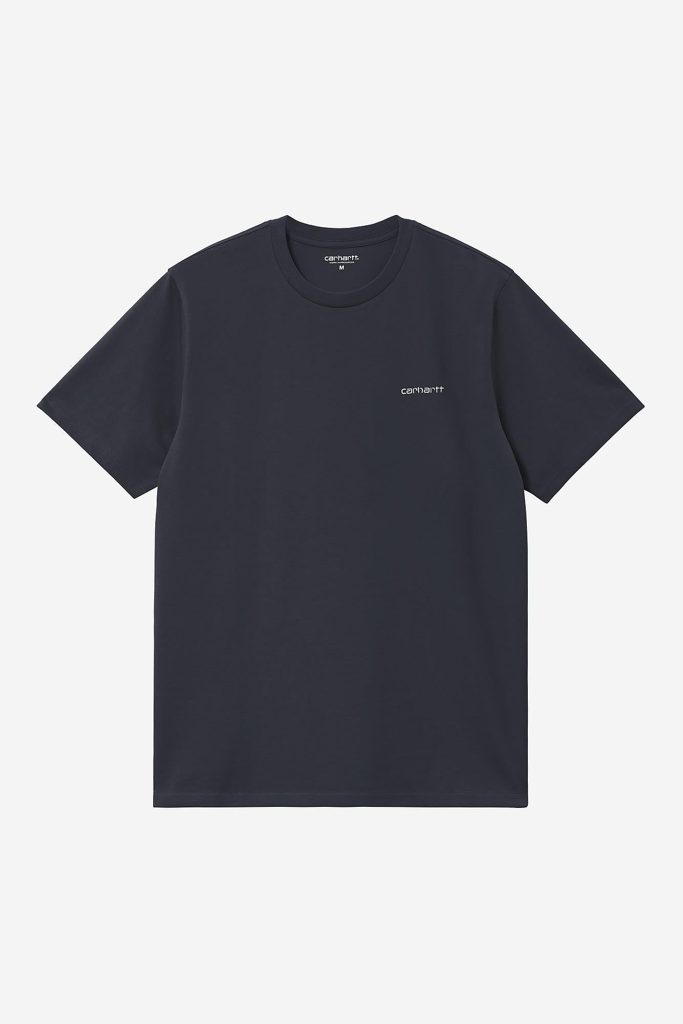 S/S Script Embroidery T-Shirt