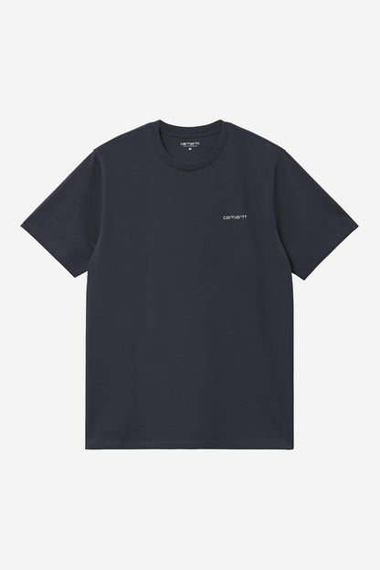S/S Script Embroidery T-Shirt