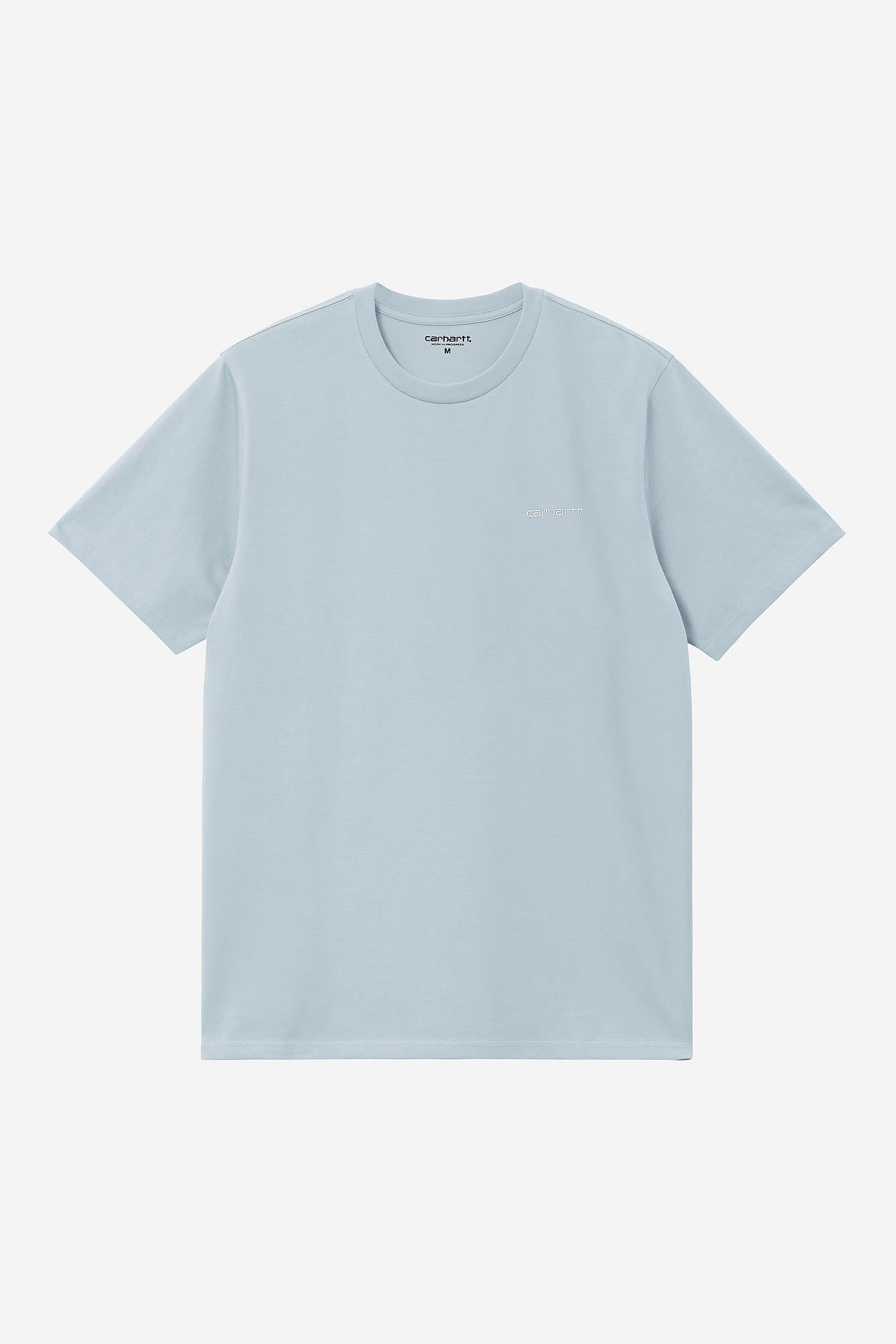 S/S Script Embroidery T-Shirt