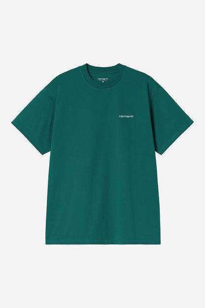 S/S Script Embroidery T-Shirt