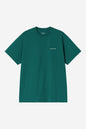 S/S Script Embroidery T-Shirt