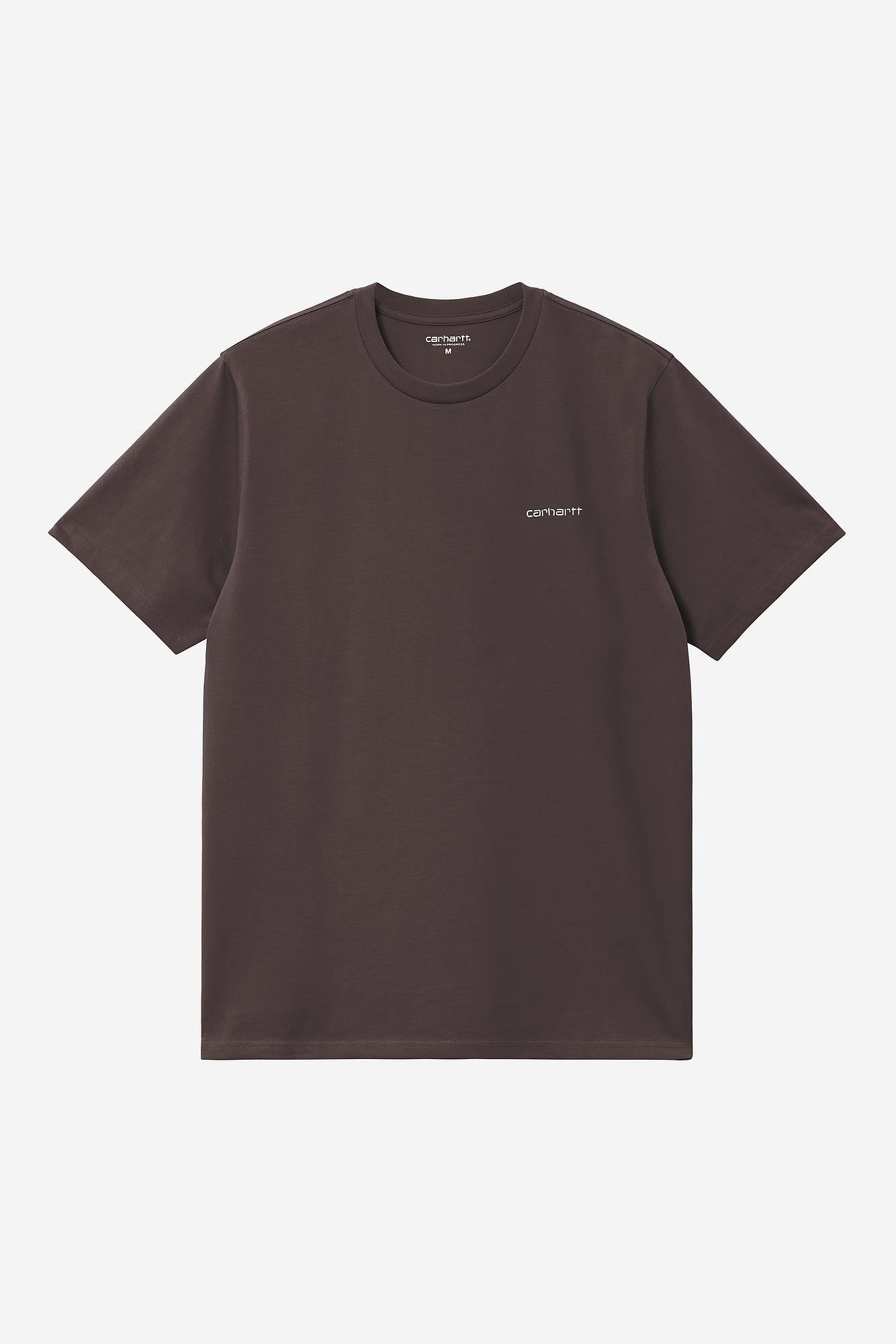 S/S Script Embroidery T-Shirt