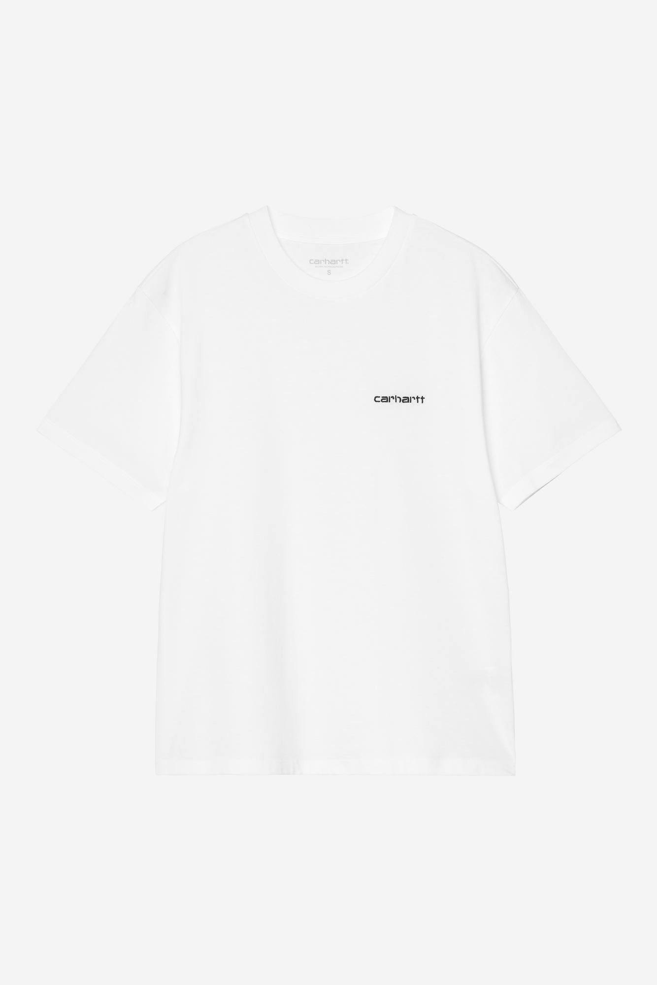 W S/S Script Embroidery T-Shirt