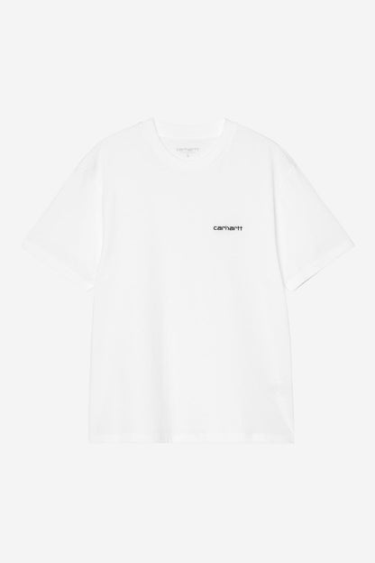 W S/S Script Embroidery T-Shirt
