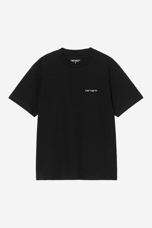 W S/S Script Embroidery T-Shirt