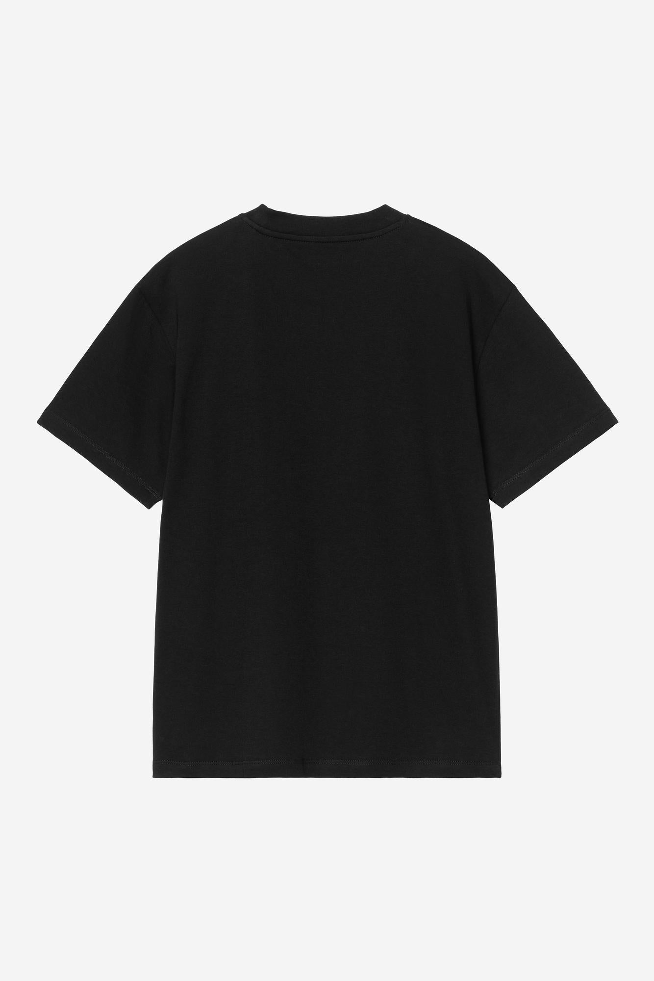 W S/S Script Embroidery T-Shirt