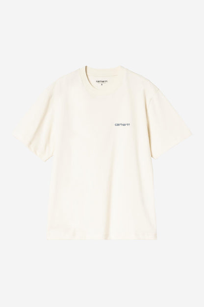 W S/S Script Embroidery T-Shirt