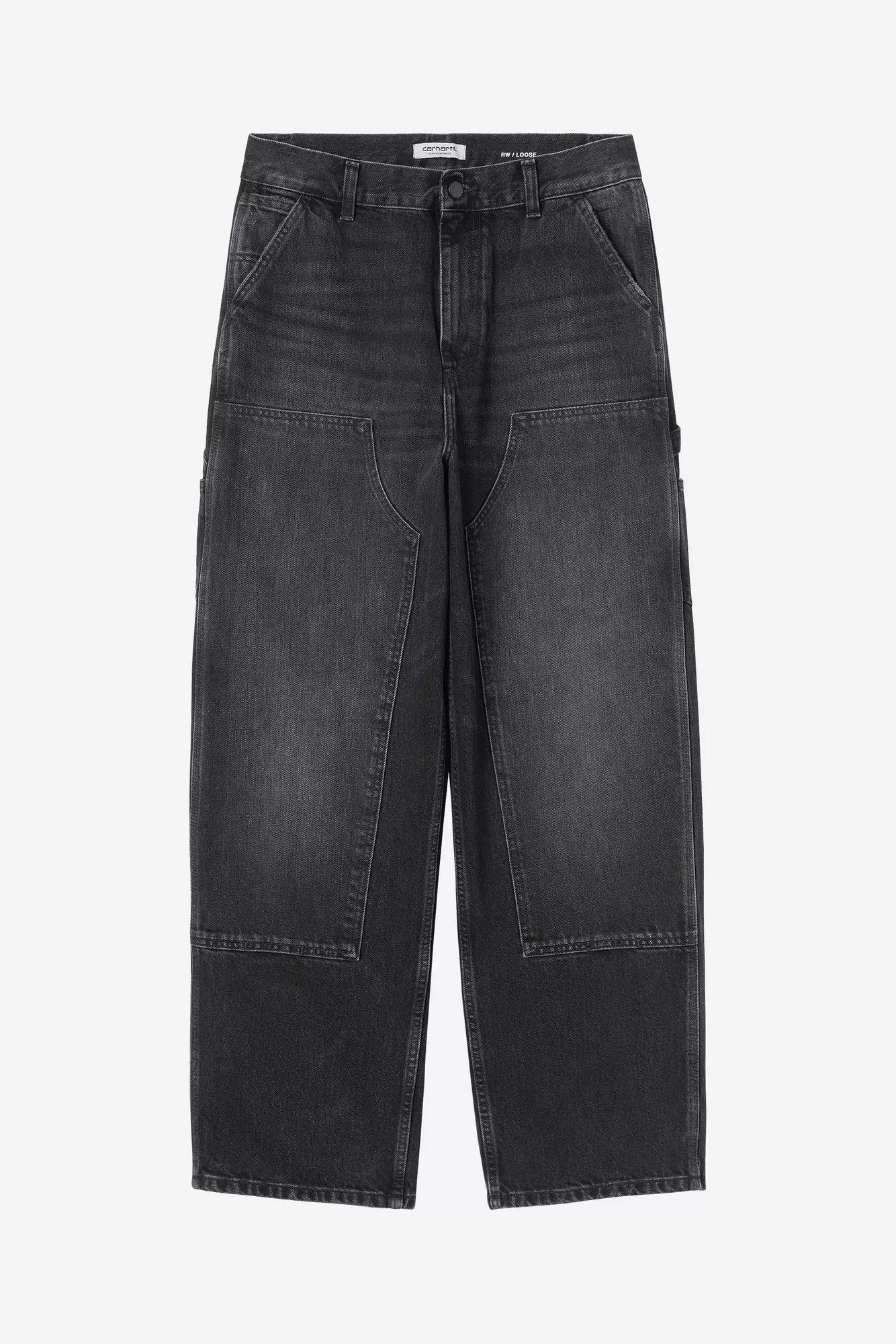 W Brandon Double Knee Pant (dark destroy wash)
