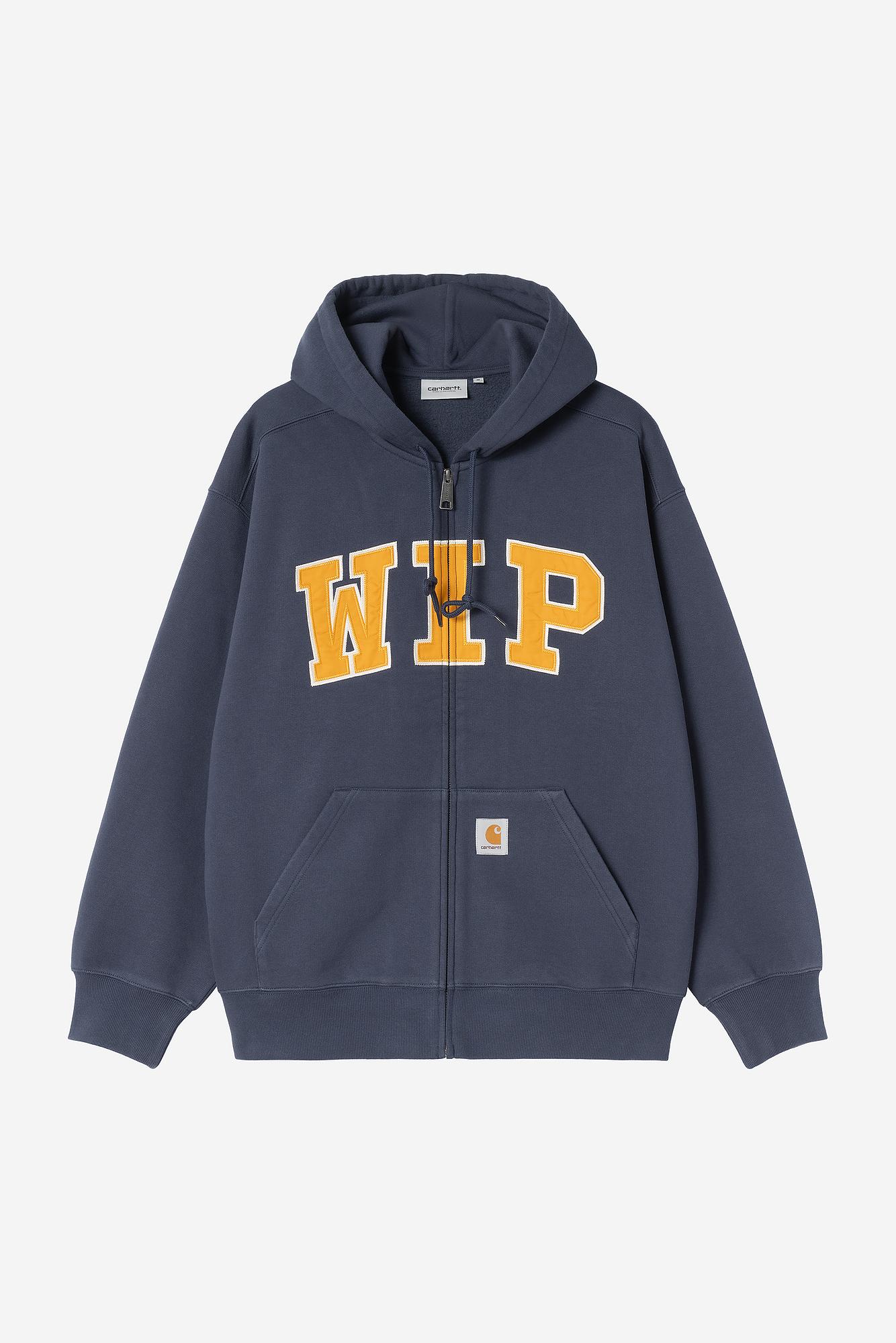 Hooded WIP Sweat Jacket (stone washed)