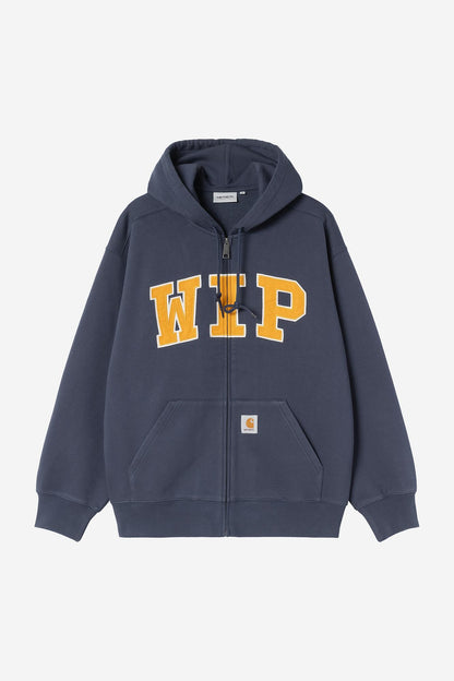 Hooded WIP Sweat Jacket (stone washed)