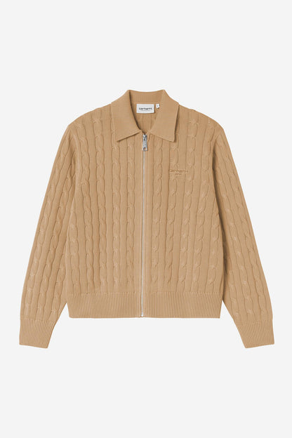 W Carter Sweater Jacket (garment dyed)