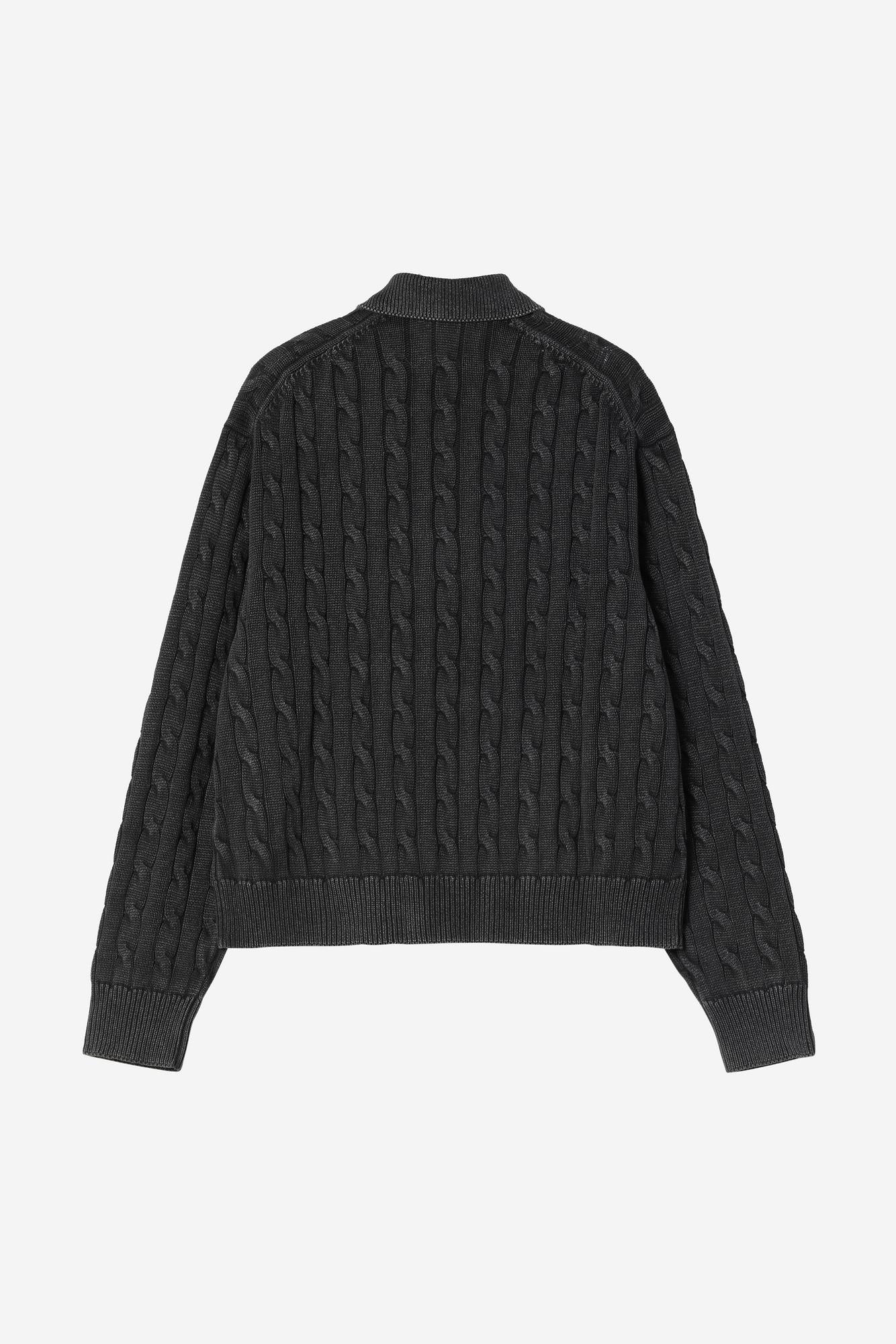 W Carter Sweater Jacket (garment dyed)