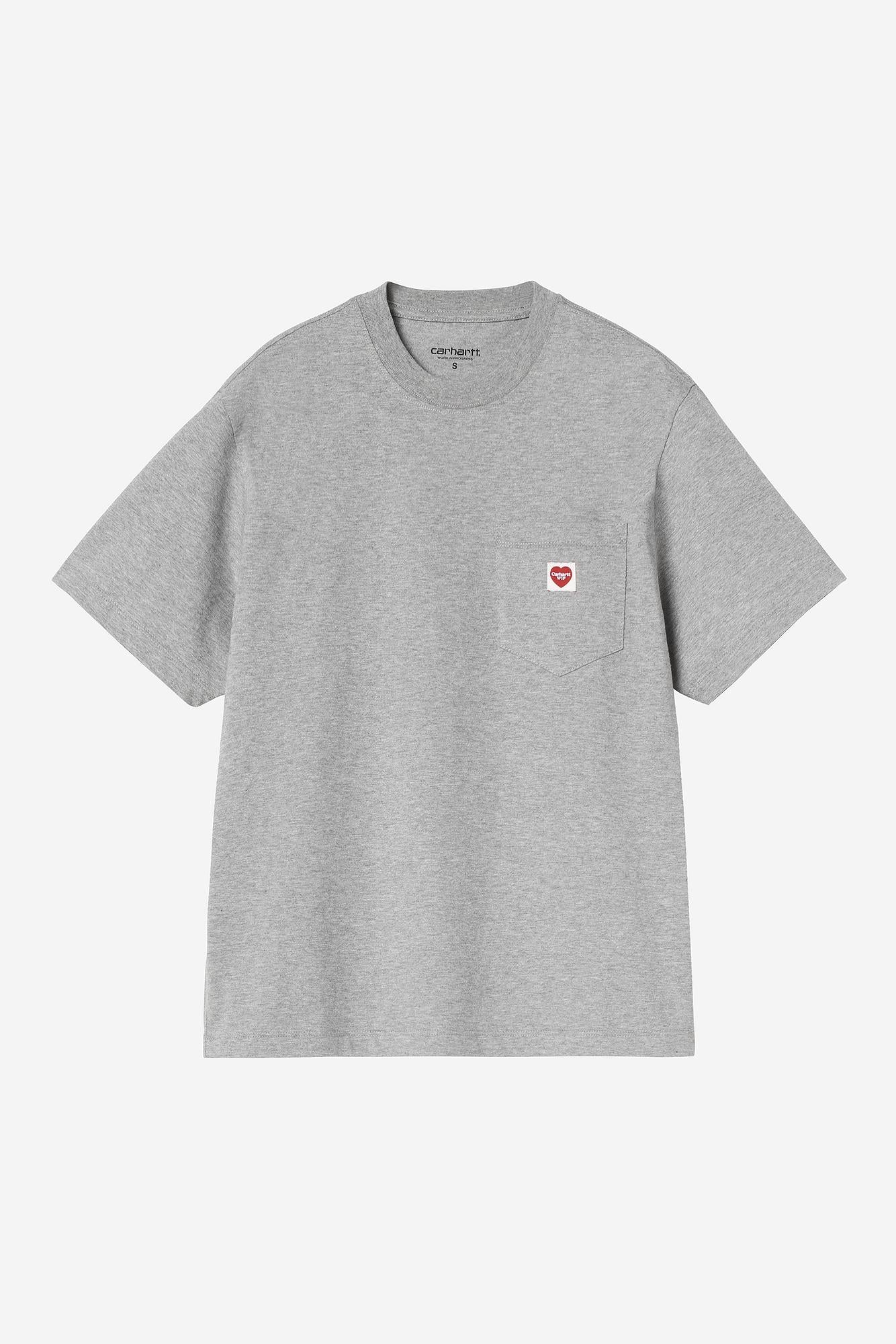 W S/S Pocket Small Heart T-Shirt