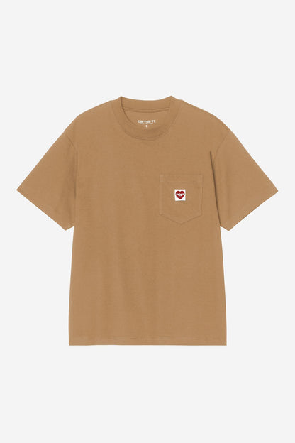 W S/S Pocket Small Heart T-Shirt