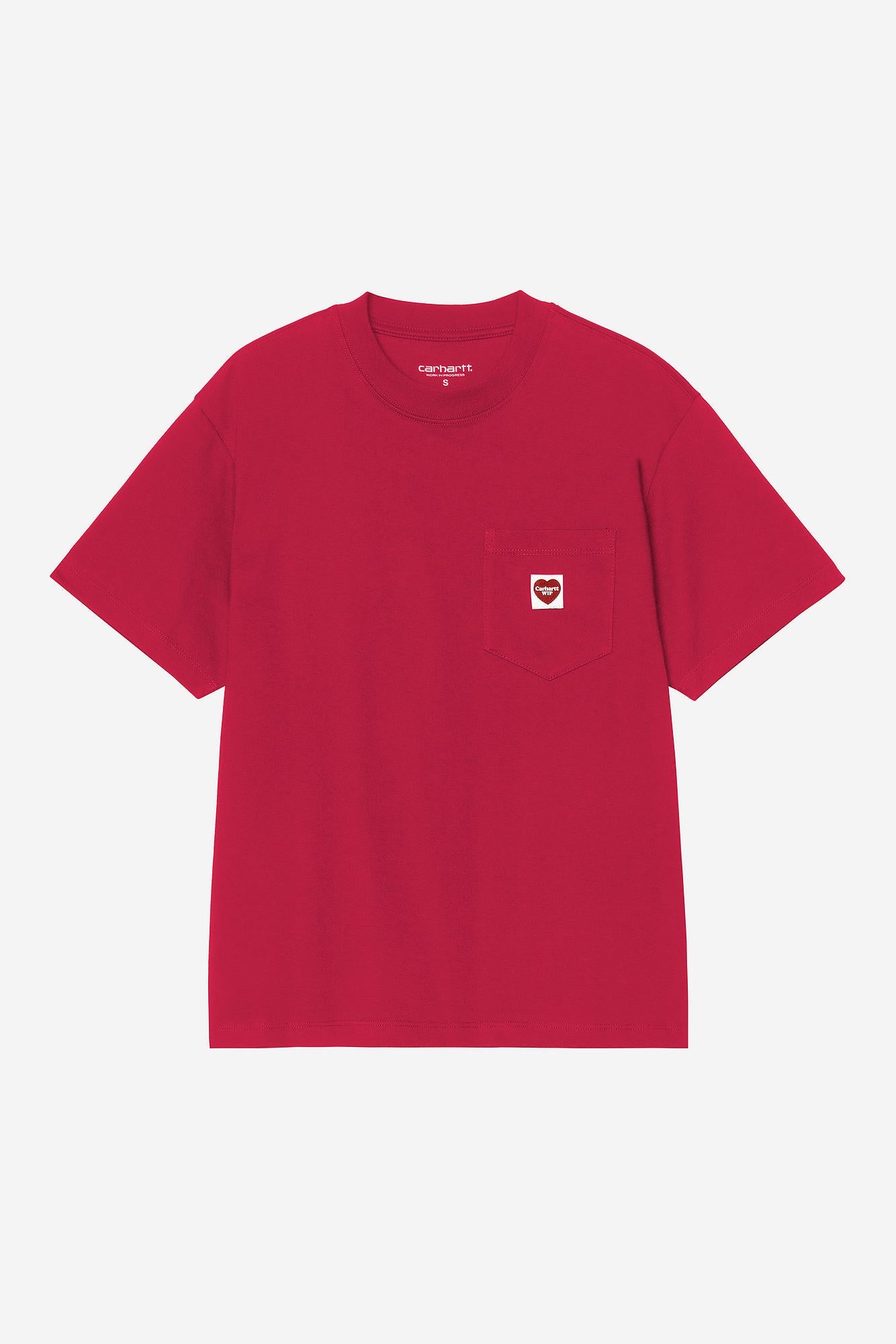 W S/S Pocket Small Heart T-Shirt
