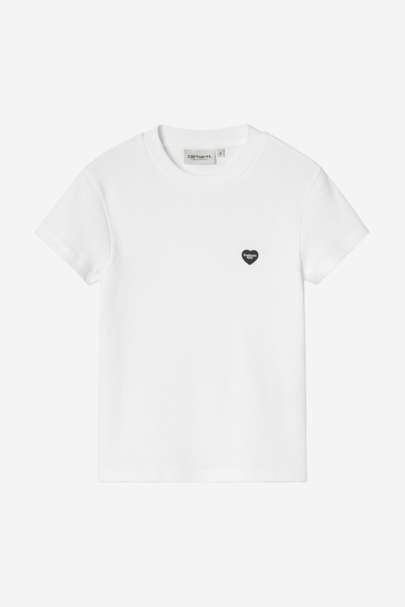 W S/S Small Heart Patch T-Shirt