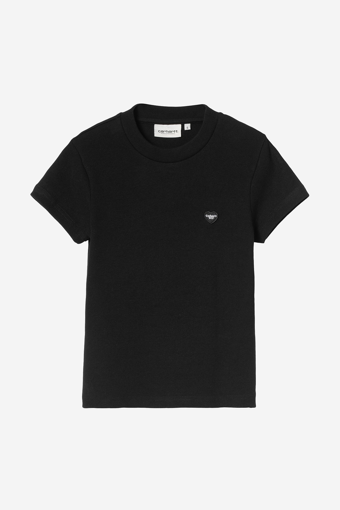 W S/S Small Heart Patch T-Shirt
