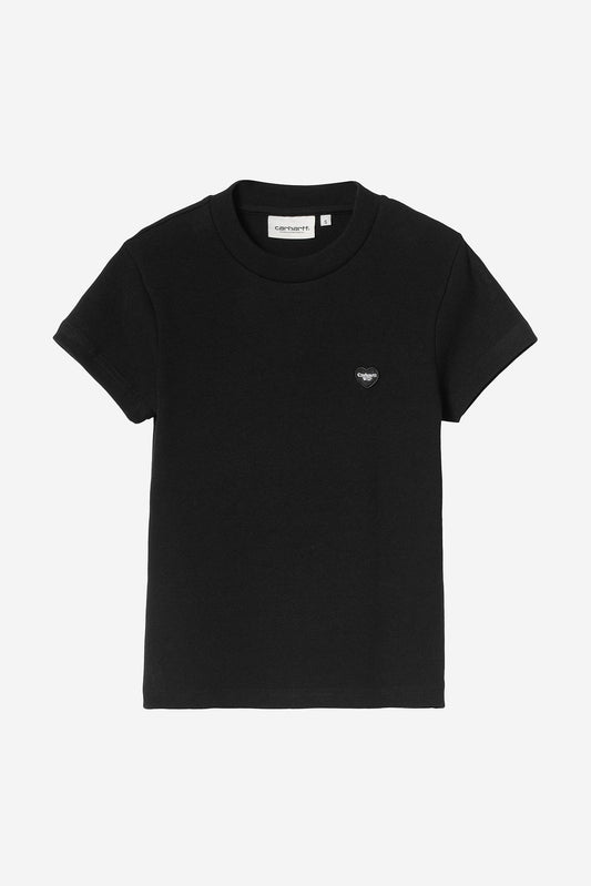 W S/S Small Heart Patch T-Shirt