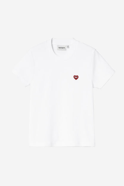W S/S Small Heart Patch T-Shirt