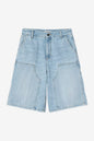 W Rixon Double Knee Short (heavy burst washed)