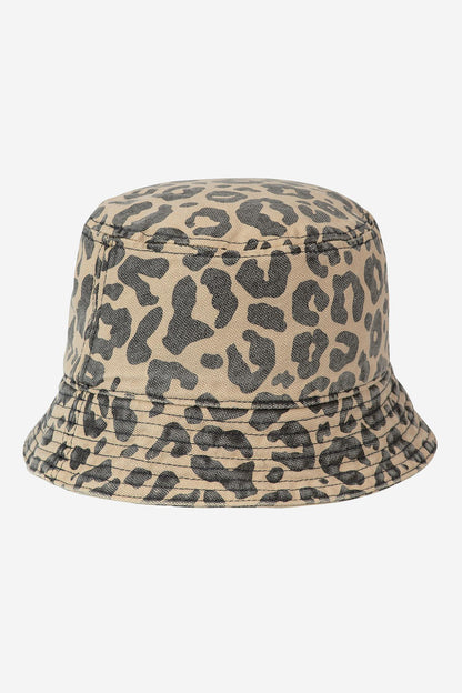 W Panther Bucket Hat (heavy stone wash)