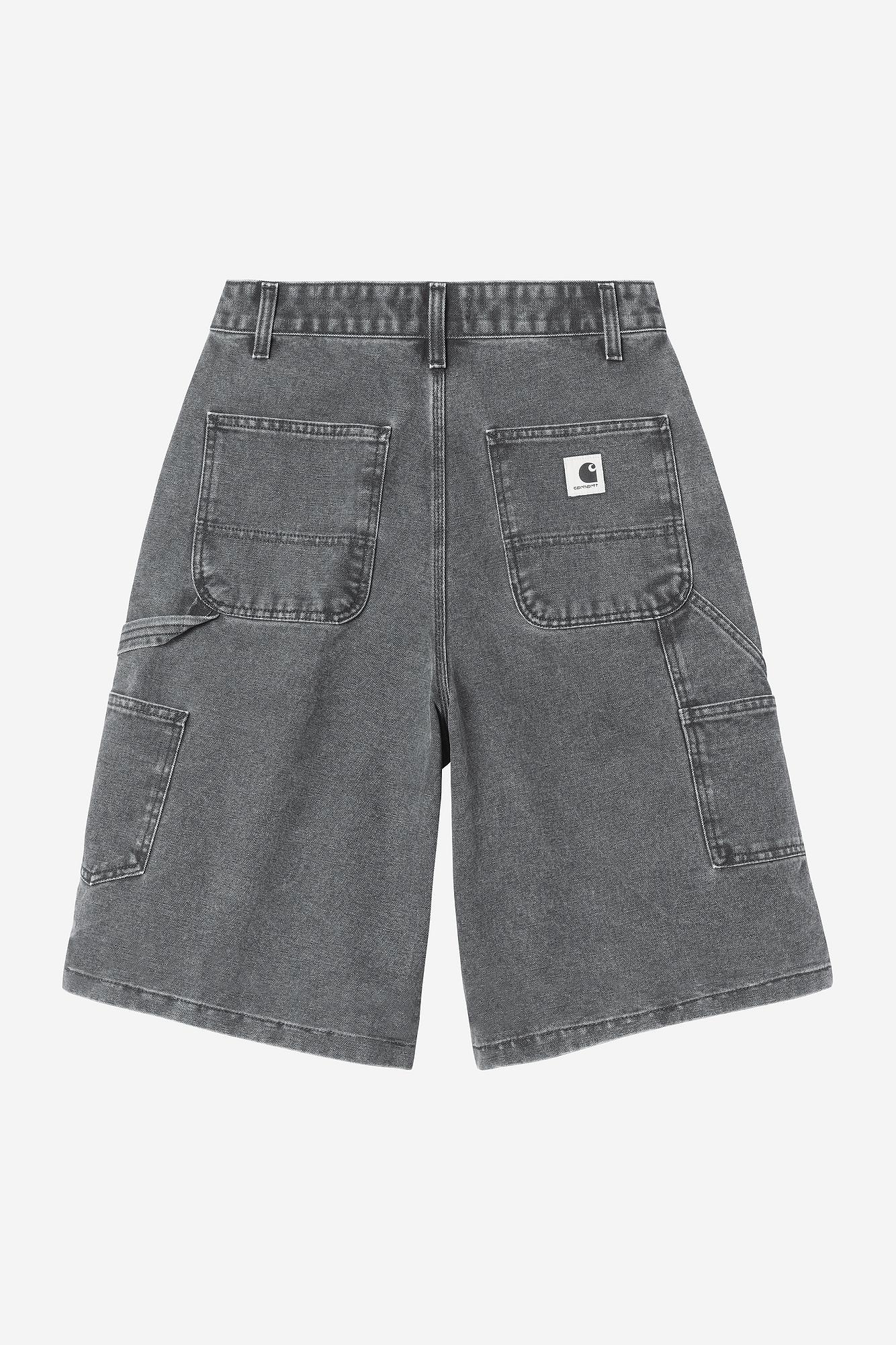 W Rixon Single Knee Short (heavy stone wash)