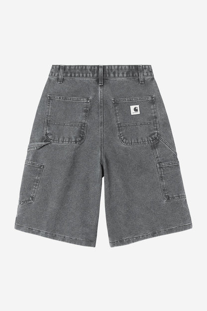 W Rixon Single Knee Short (heavy stone wash)