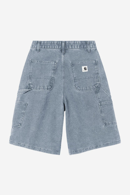 W Rixon Single Knee Short (heavy stone wash)
