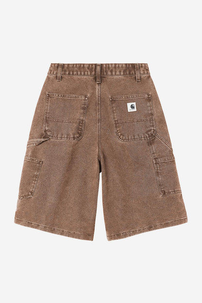W Rixon Single Knee Short (heavy stone wash)