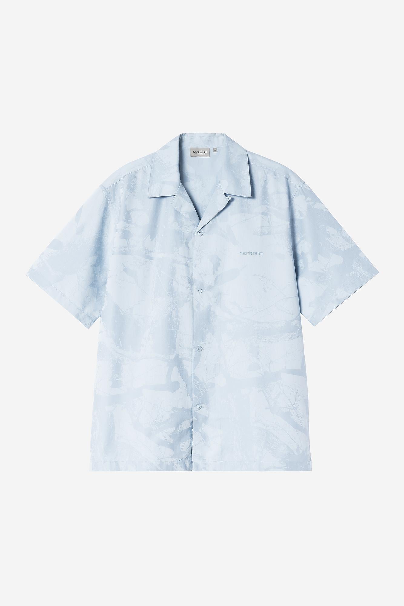 S/S Camo Feather Tree Jacquard Shirt