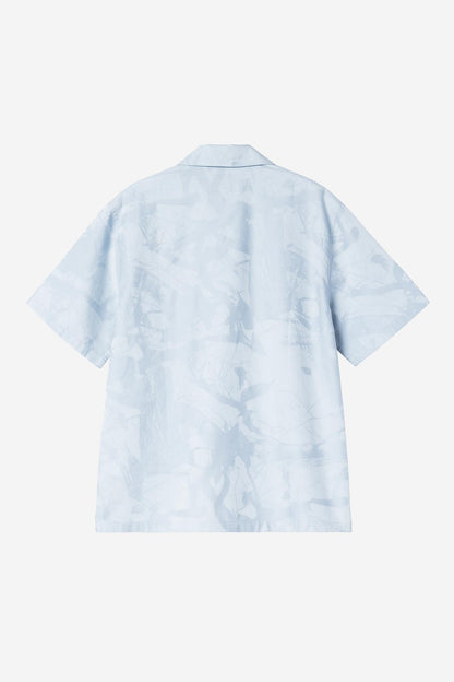 S/S Camo Feather Tree Jacquard Shirt