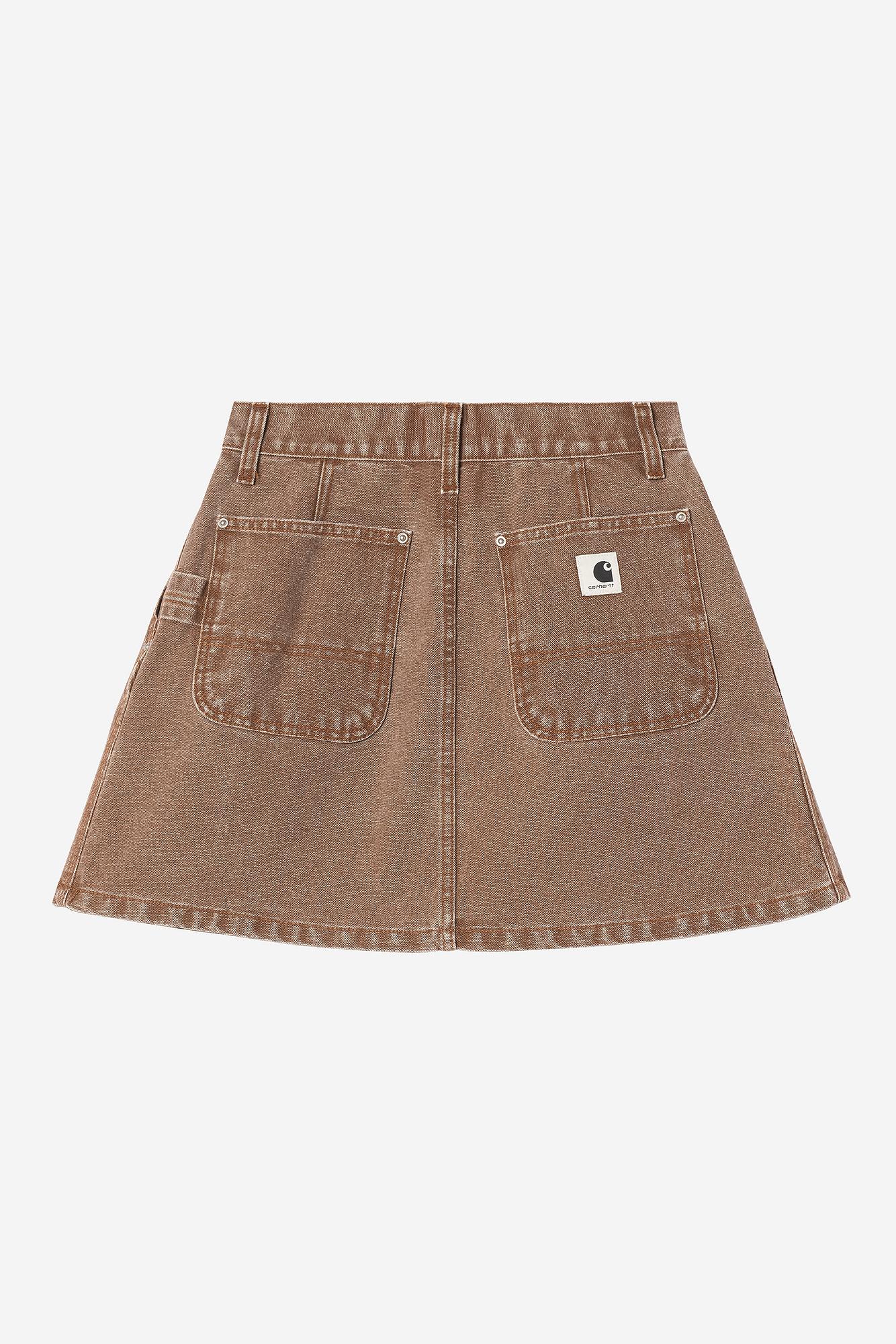 W Billie Single Knee Skirt (heavy stone wash)