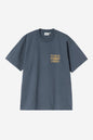 S/S Brush Work T-Shirt (heavy stone wash)