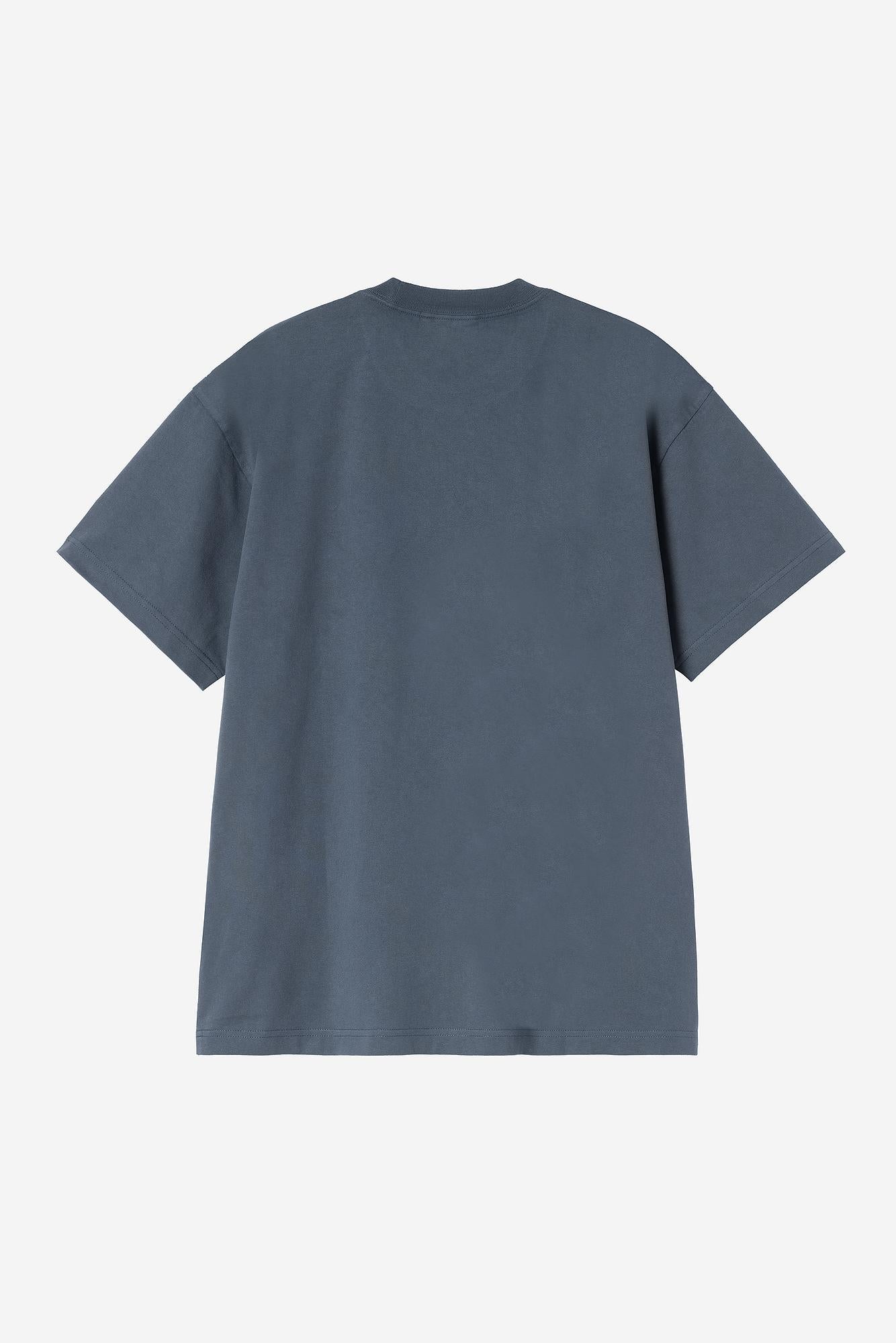 S/S Brush Work T-Shirt (heavy stone wash)