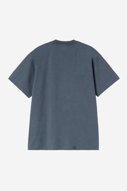 S/S Brush Work T-Shirt (heavy stone wash)