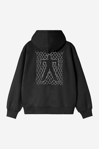Hooded Caged Sweat