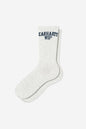 University WIP Script Socks