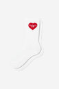 W Heart Socks