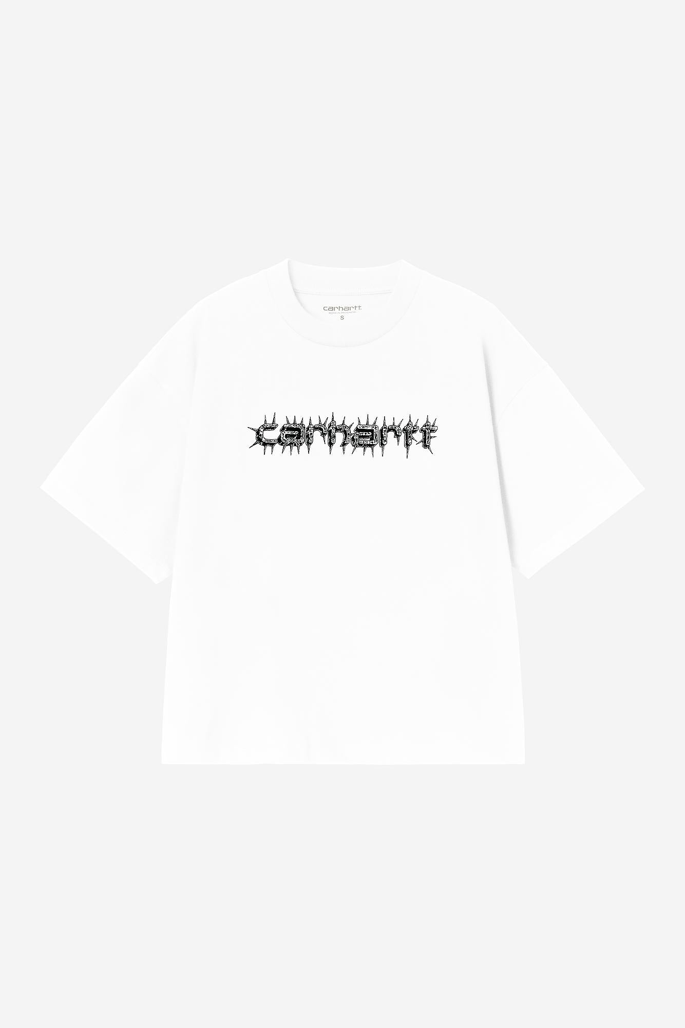 W S/S Spikes Script T-Shirt