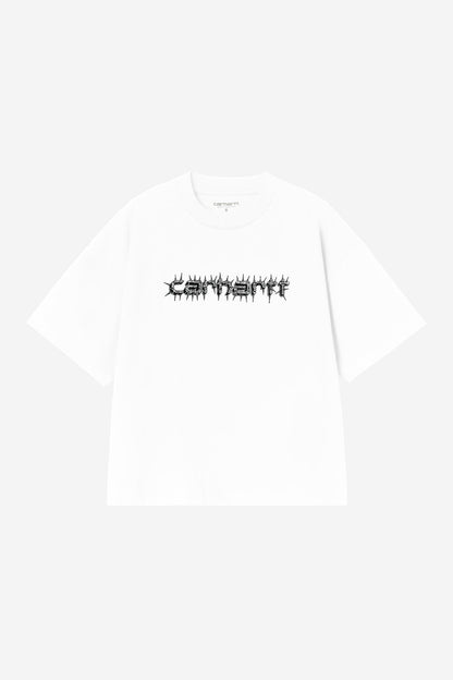 W S/S Spikes Script T-Shirt