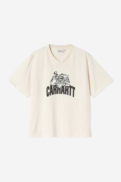 W S/S Feline Mesh T-Shirt