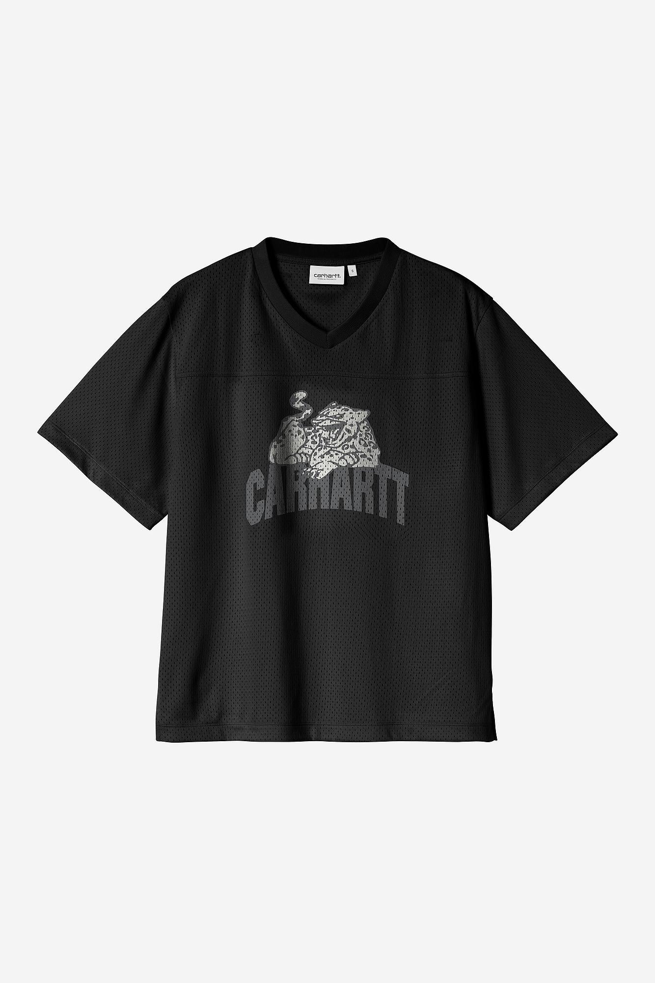 W S/S Feline Mesh T-Shirt