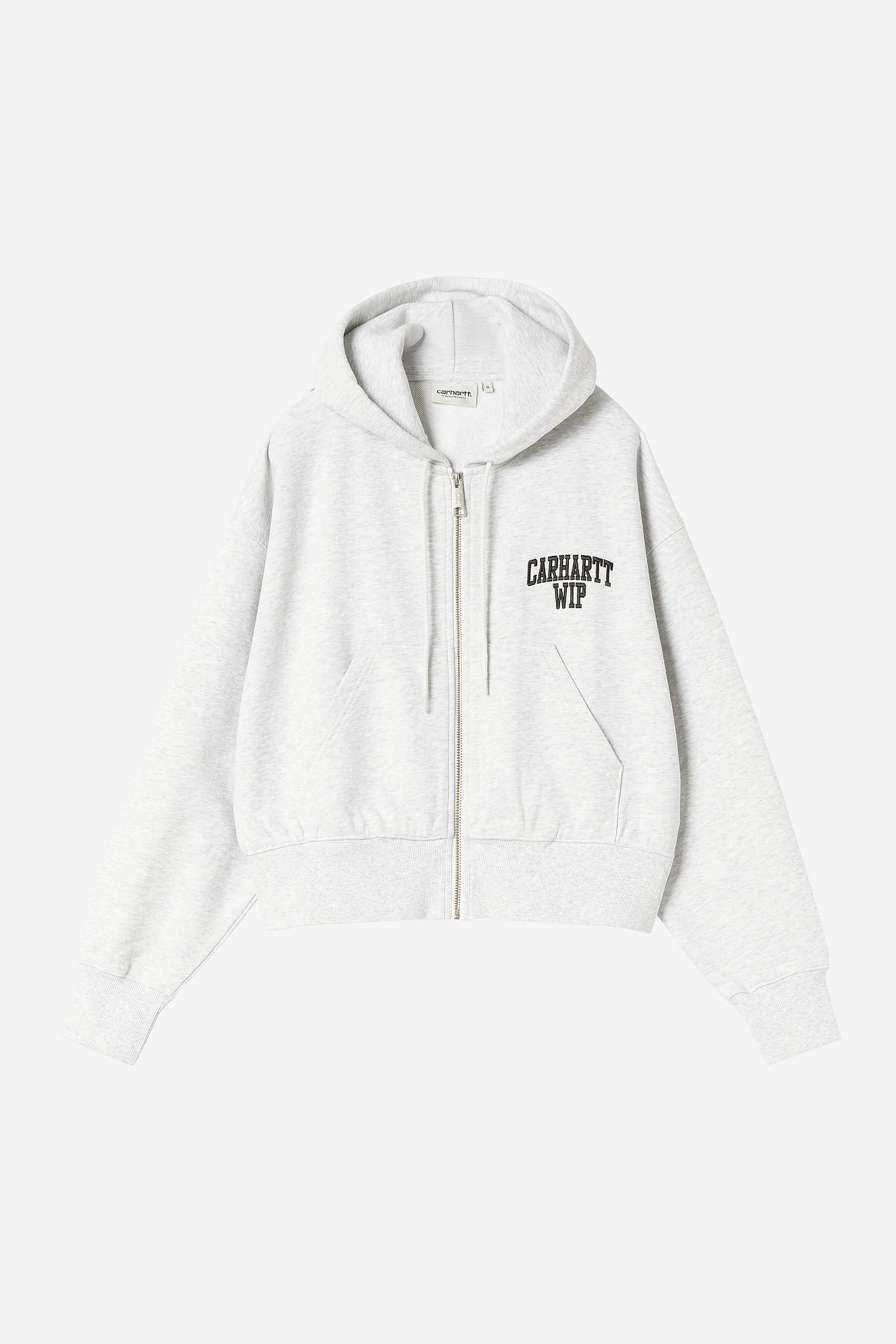 W Hooded University WIP Script Jacket
