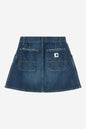 W Billie Single Knee Skirt (dark destroy wash)